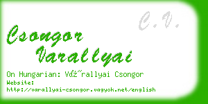 csongor varallyai business card